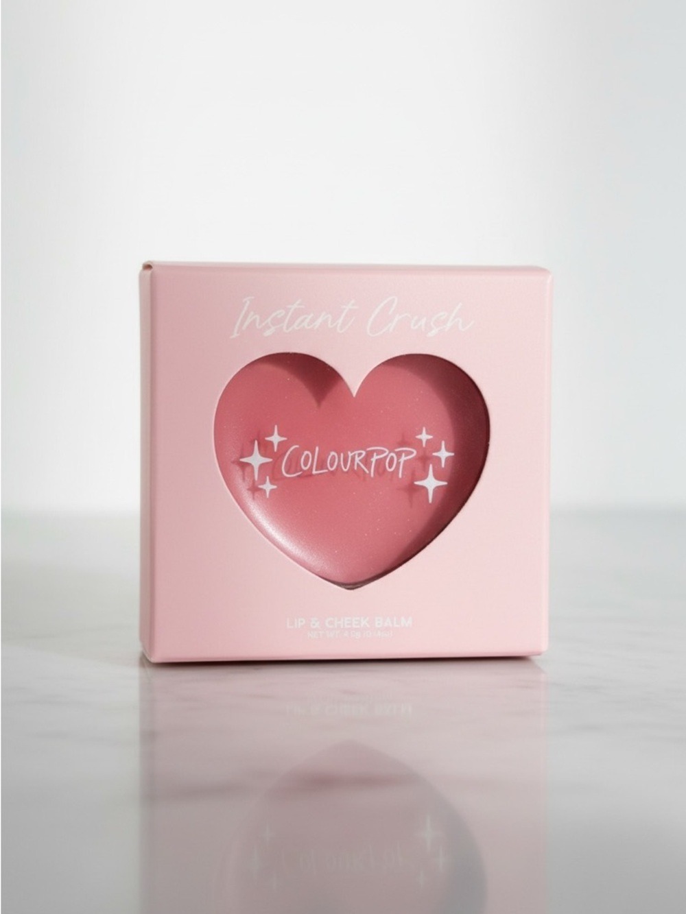 ✨5/$25✨ ColourPop Instant Crush Lip & Cheek Balm Heart Compact Pink NIB - Picture 1 of 4